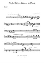 Trio for Clarinet, Bassoon and Piano – clarinet and bassoon parts