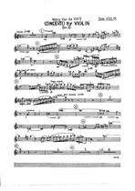 Concerto No.2 for Violin and Orchestra – parts