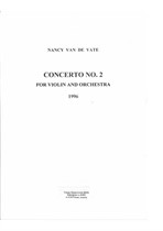 Concerto No.2 for Violin and Orchestra - score