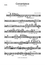 Concertpiece for Cello and Piano – Cello part