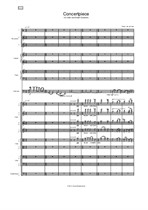 Concertpiece (version B - 3 Perc.) for Cello and Small Orchestra – score & parts