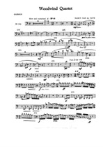 Woodwind Quartet: score and parts