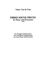Three Sound Pieces for Brass and Percussion - score