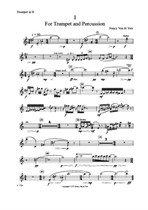 Three Sound Pieces for Brass and Percussion - parts