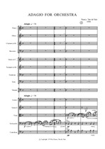 Adagio for Orchestra - score