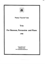 Trio for Bassoon, Percussion and Piano - score and parts