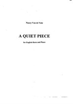 A Quiet Piece for English Horn and Piano