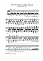 Twelve Pieces for Piano on One to Twelve Notes Vol. I