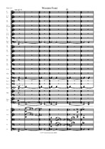 Western Front for Orchestra - Score