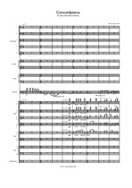 Concertpiece (version A - 5 Perc.) for Cello and Small Orchestra - score and parts